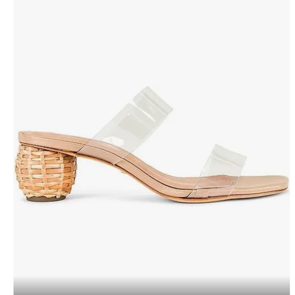 Raye Neutral Slip on Heels. New with Dust bag!